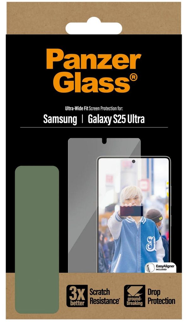PanzerGlass Ultra-Wide Fit Screenprotector voor Samsung Productafbeelding 