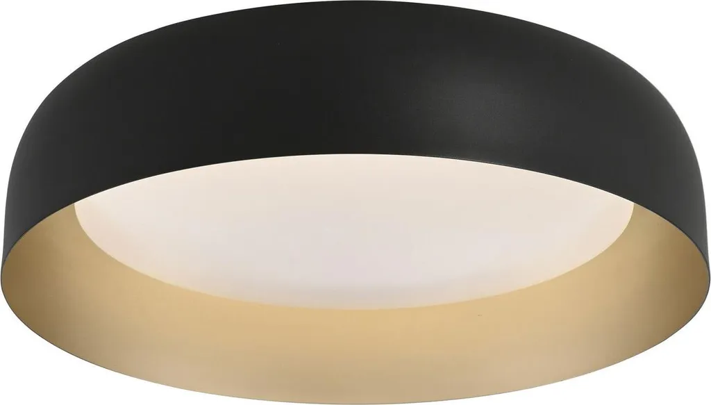 Lampada Soffitto Just Light OSKO Nera - Design Moderno LED 3850lm