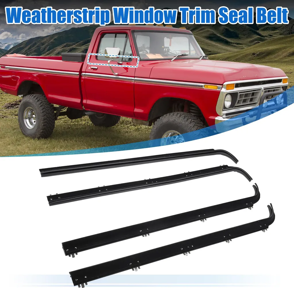 Garniture lèche-vitre extérieur pour Ford F150 et Bronco 1987-1997