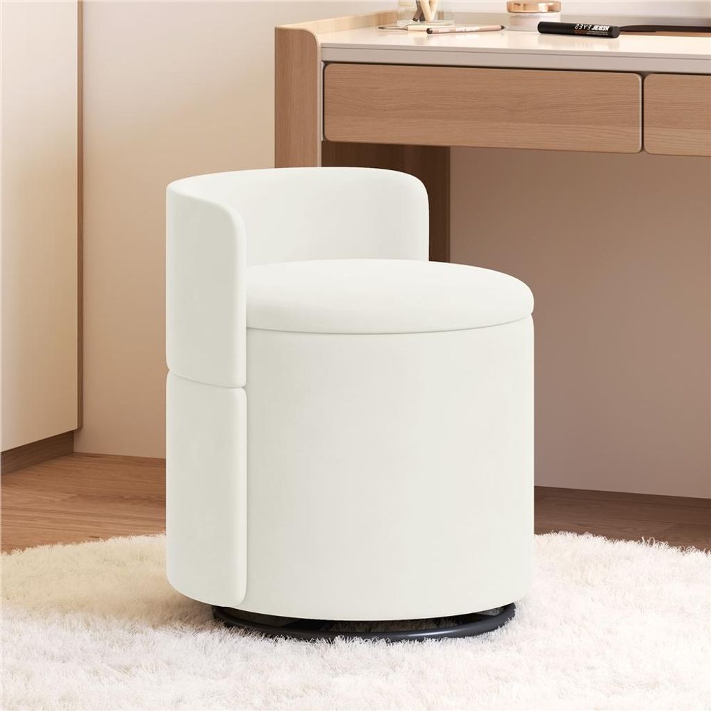 Yaheetech Drehbarer Sitzhocker mit Stauraum 40 L, Produktbild 