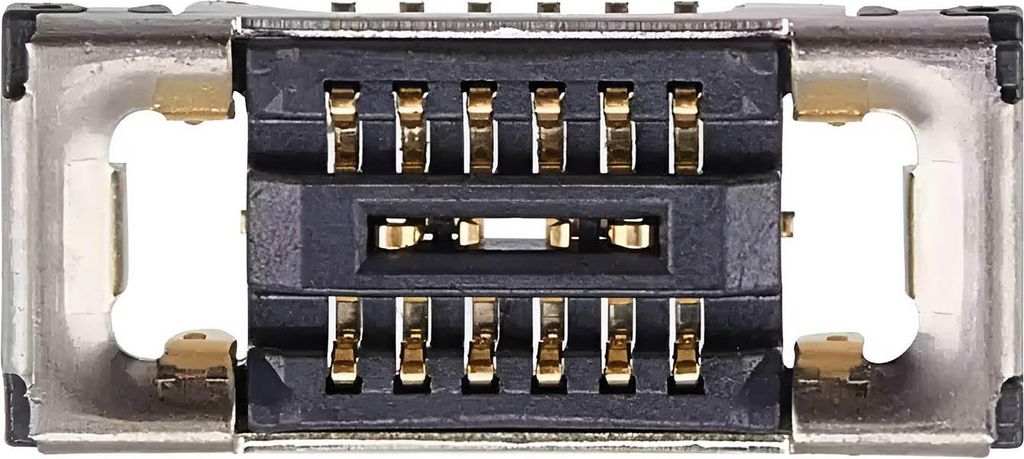 Clappio, FPC-Netzantenne-Connector iPhone 16 Pro / 16 Pro Max 12-Pin, Schwarz