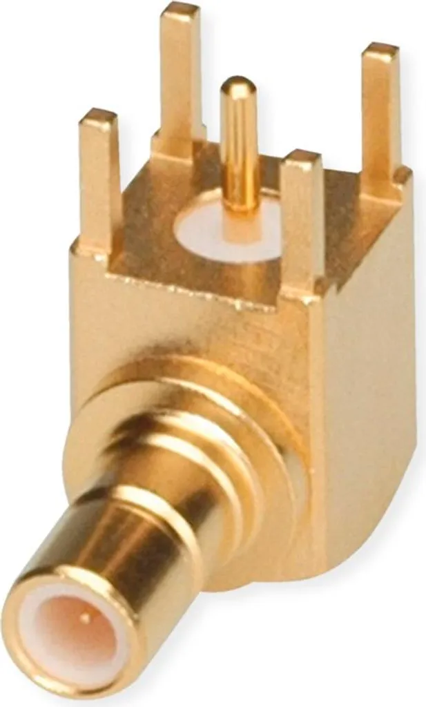 Connecteur SMB mâle à angle droit 50 Ohms à impédance stable Telegärtner