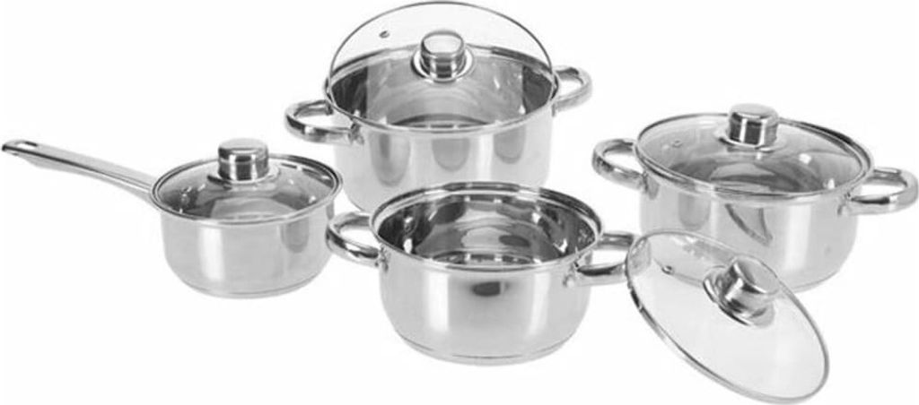 Excellent Houseware 8-teiliges Kochgeschirr-Set aus Produktbild 