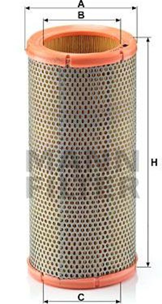 MANN-FILTER C 1399/2 Luftfilter OE 1444N7 kompatibel mit Megane