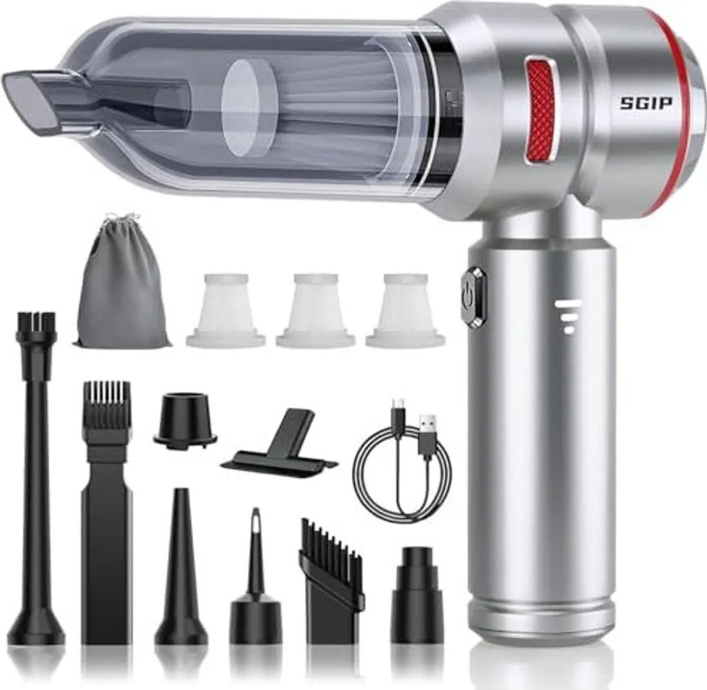 Aspirapolvere Portatile 20000Pa Brushless | Pulitore Auto 4 in 1 Senza Fili