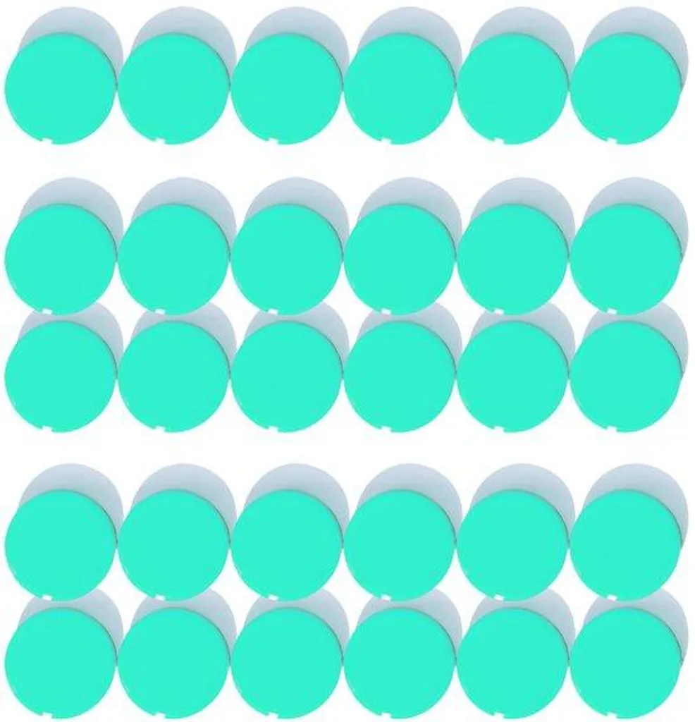 Lot de 30 aimants adhésifs pour tableau blanc magnétique coloris vert