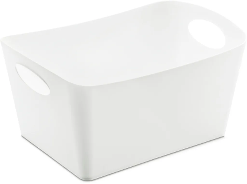 Panier de rangement blanc multi-usage 3,5L pour étagère et bureau