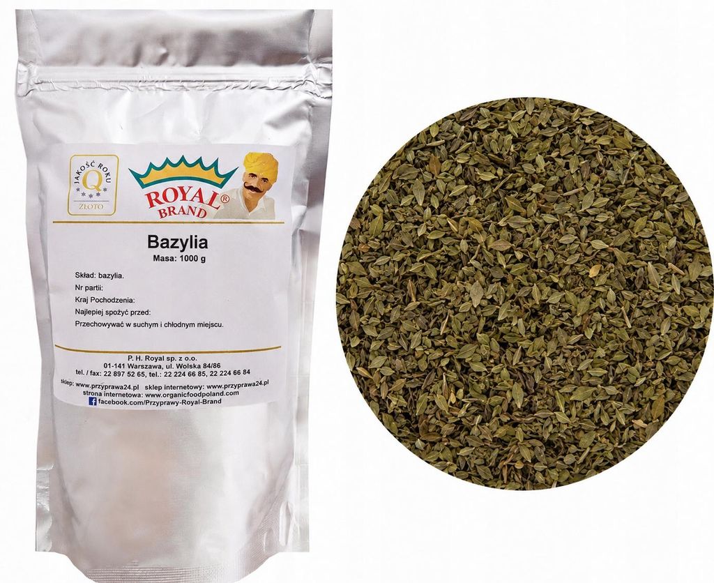 Basilikum 1Kg Getrocknete Natürliche Aromatische Würze Hohe Qualität