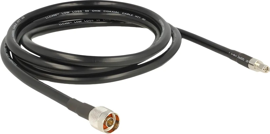 DELOCK HF Kabel RP-SMA -> N St/St 2,00m a bassa perdita