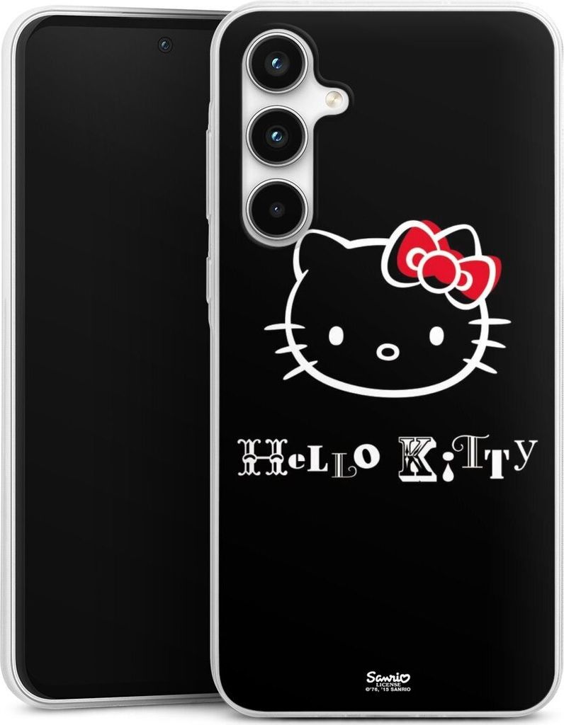 DeinDesign Slim Hülle für Samsung Galaxy A35 5G Silikon Case Ultra Dünn Handyhülle Fanartikel Hello Kitty Kawaii