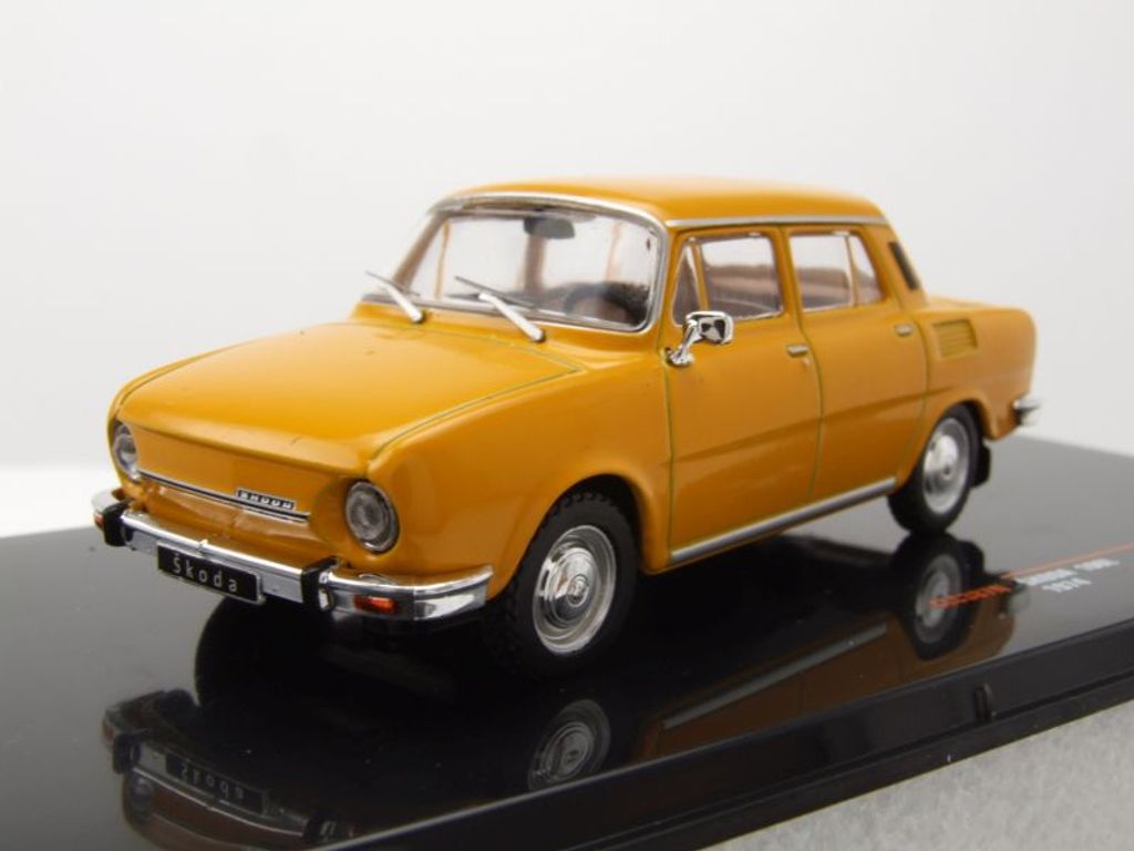 Skoda 100L 1974 orange Modellauto 1:43 ixo models Produktbild 