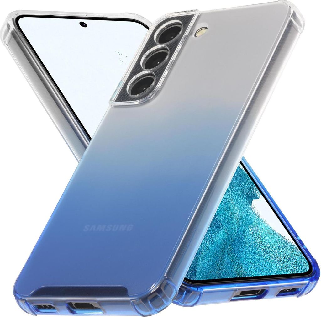Farbverlauf Hülle für Samsung Galaxy S21 Plus Schutzhülle Handy Case Kamera Schutz Cover
