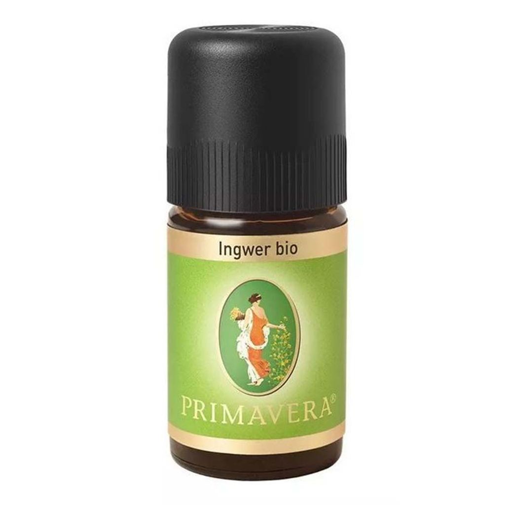 Primavera Reines Bio Ingwer Ätherisches Öl würzig-fruchtig 5ml 12er Pack