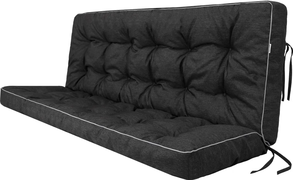 Cuscino Elegante Pola Nero per Dondolo Hollywood 120x110cm