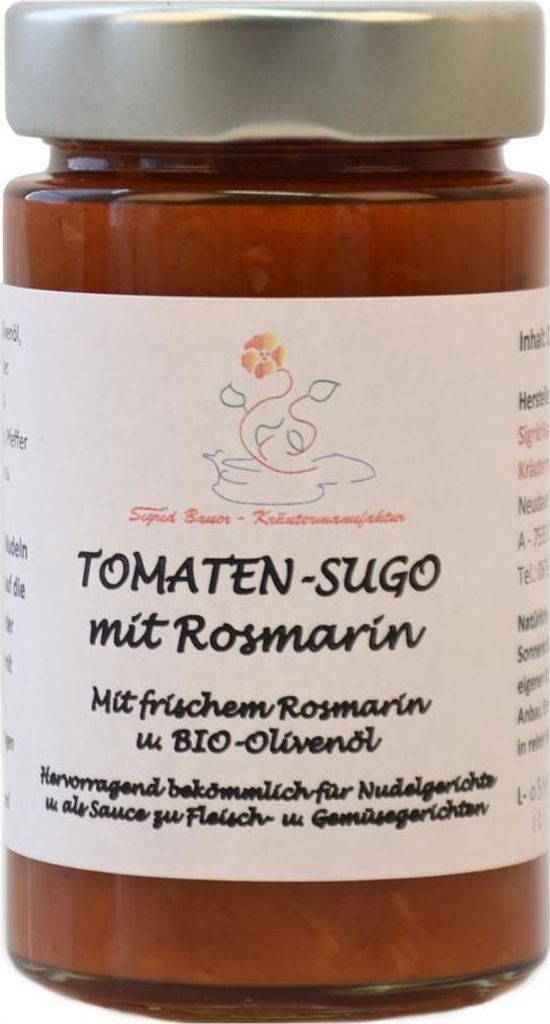 Tomatensugo mit frischem Rosmarin 250ml