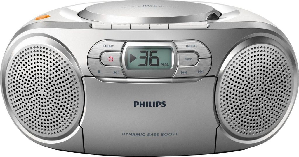 Philips AZ127/12 CD sound machine srebrny Zdjęcie produktu 