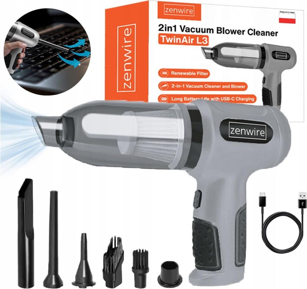 Handstaubsauger - Autostaubsauger - kabellos - 2-in-1 - Produktbild 