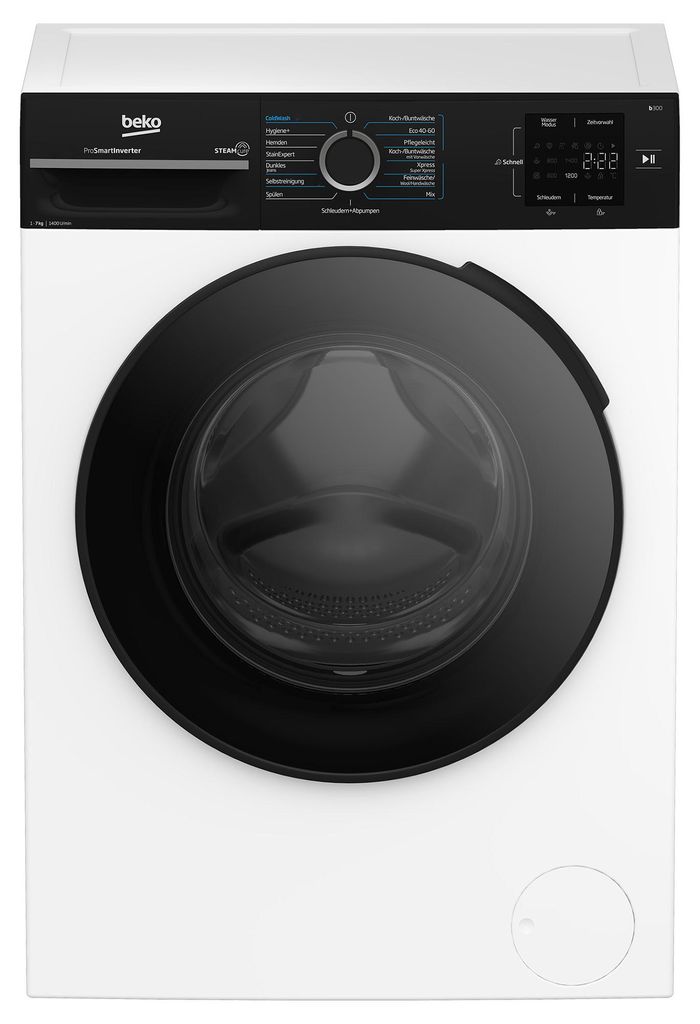 BEKO BM3WFU3741R Pralka 7 kg SteamCure Coldwash-Wasser Zdjęcie produktu  Obraz wygenerowany przez AI