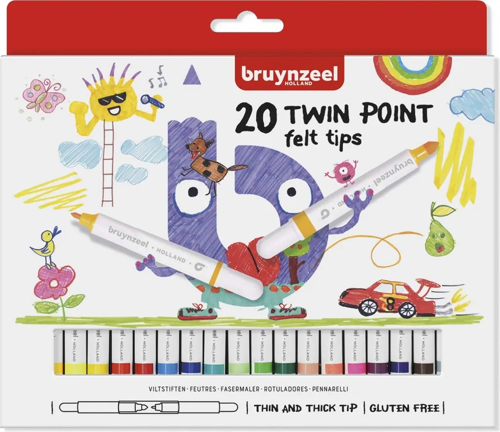 Recensione Matite Bruynzeel Doppia Punta 20pz - 40 Colori Brillanti