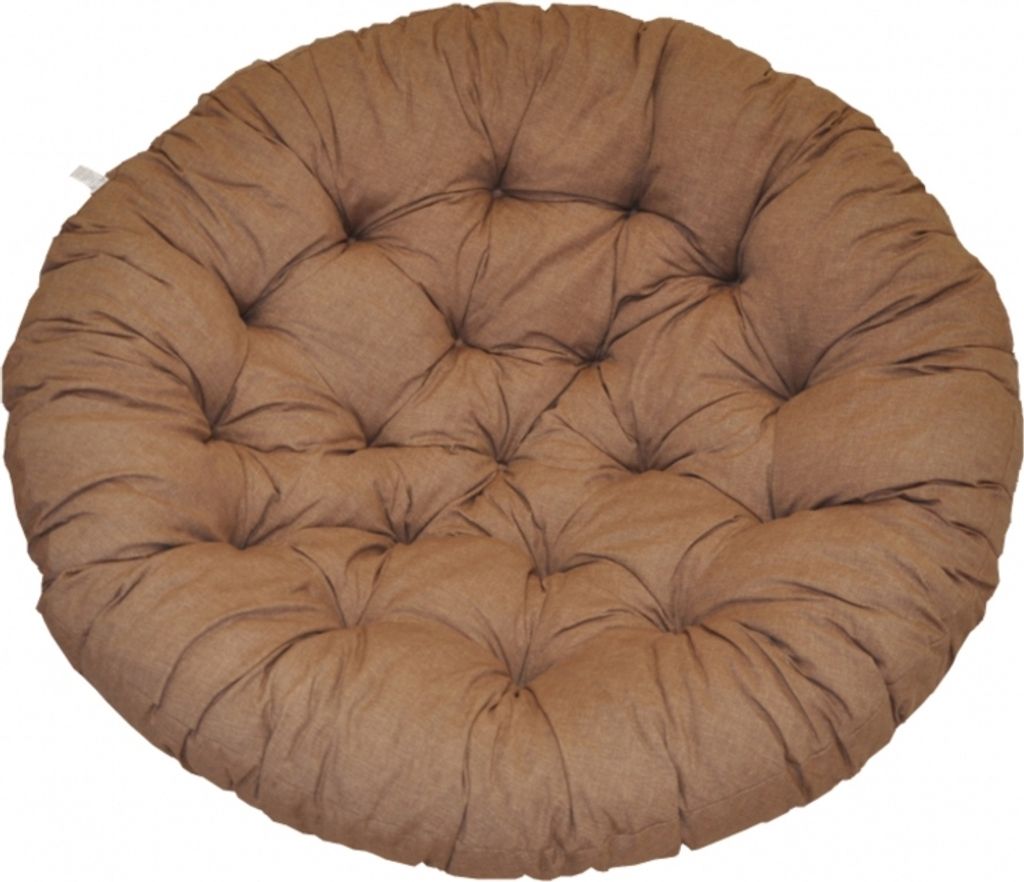 Polstr deluxe na křeslo papasan 100 cm - látka hnědý melír Obrázek produktu 