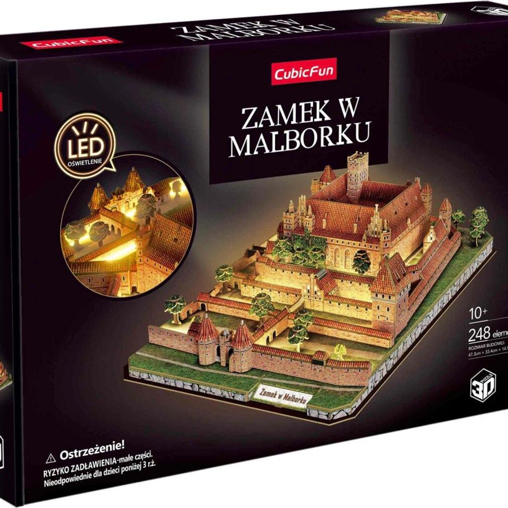 Puzzel 248: Het kasteel van Malbork - Cubic Fun Productafbeelding 