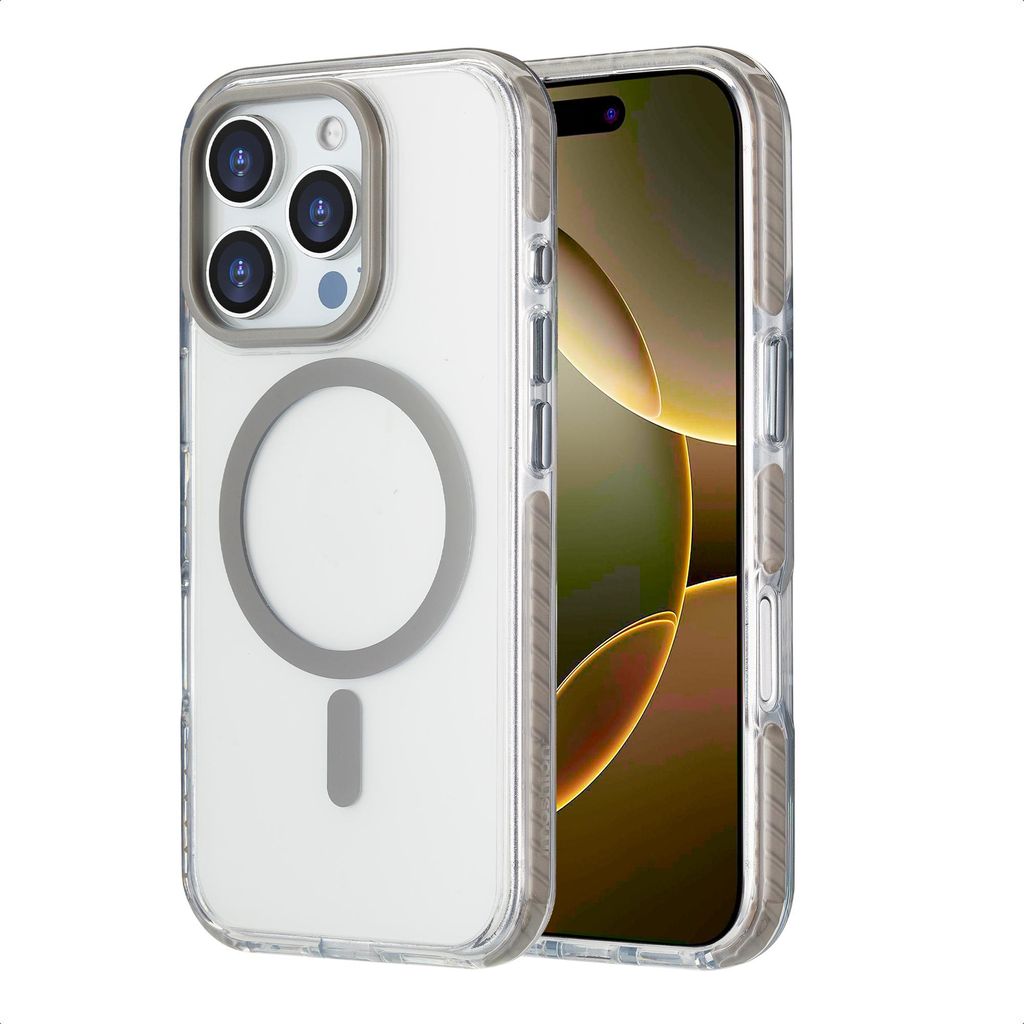 imoshion Combat MagSafe Hülle iPhone 16 Pro - Grau
