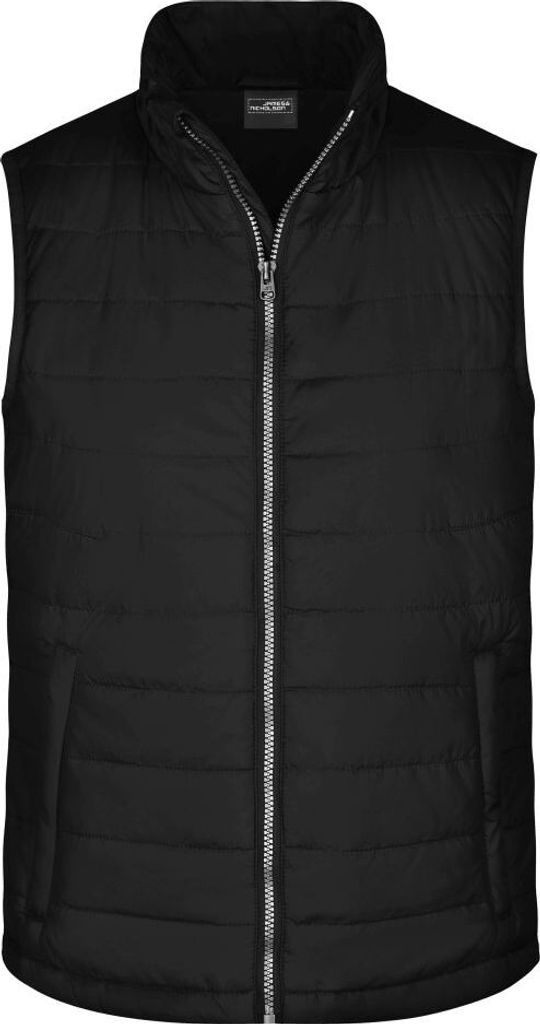 Men's Padded Vest Leichte, wattierte Steppweste black, Gr. 3XL