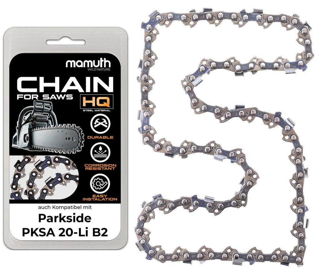 Sägekette 25cm 1.1mm 3/8"" 40 TG für Parkside PKSA 20-Li B2 Produktbild 