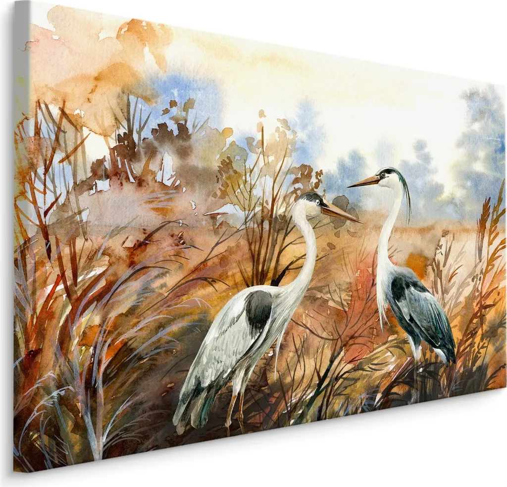 Carta da Parati 90x60 Tela Gru Autunnali | Arte e Natura in Casa