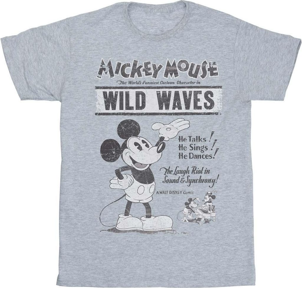 Disney - "Making Waves" T-Shirt für Herren BI50914 (3XL) (Grau)