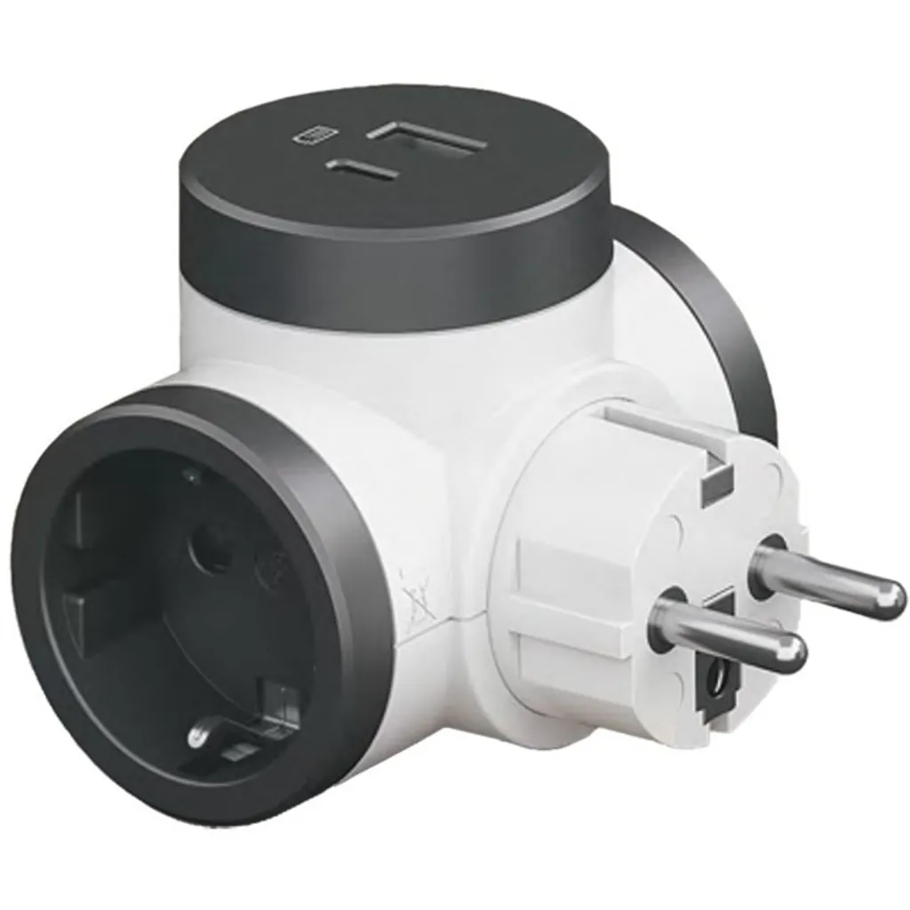 Fiche rotative premium Legrand - Sortie de câble ajustable et pivot - 3