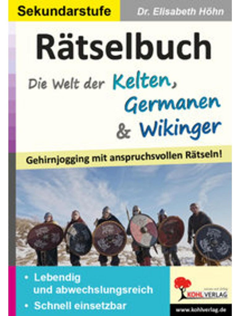 Rätselbuch Die Welt der Kelten, Germanen & Wikinger