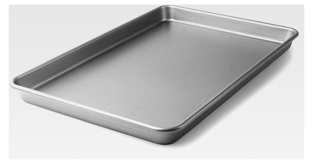 Backblech, Antihaft-Backblech, Delize Collection, PFOA-frei, für Kühlschrank, Gefrierschrank und Backofen, leicht zu reinigen, 34x24 cm, Höhe 2,...