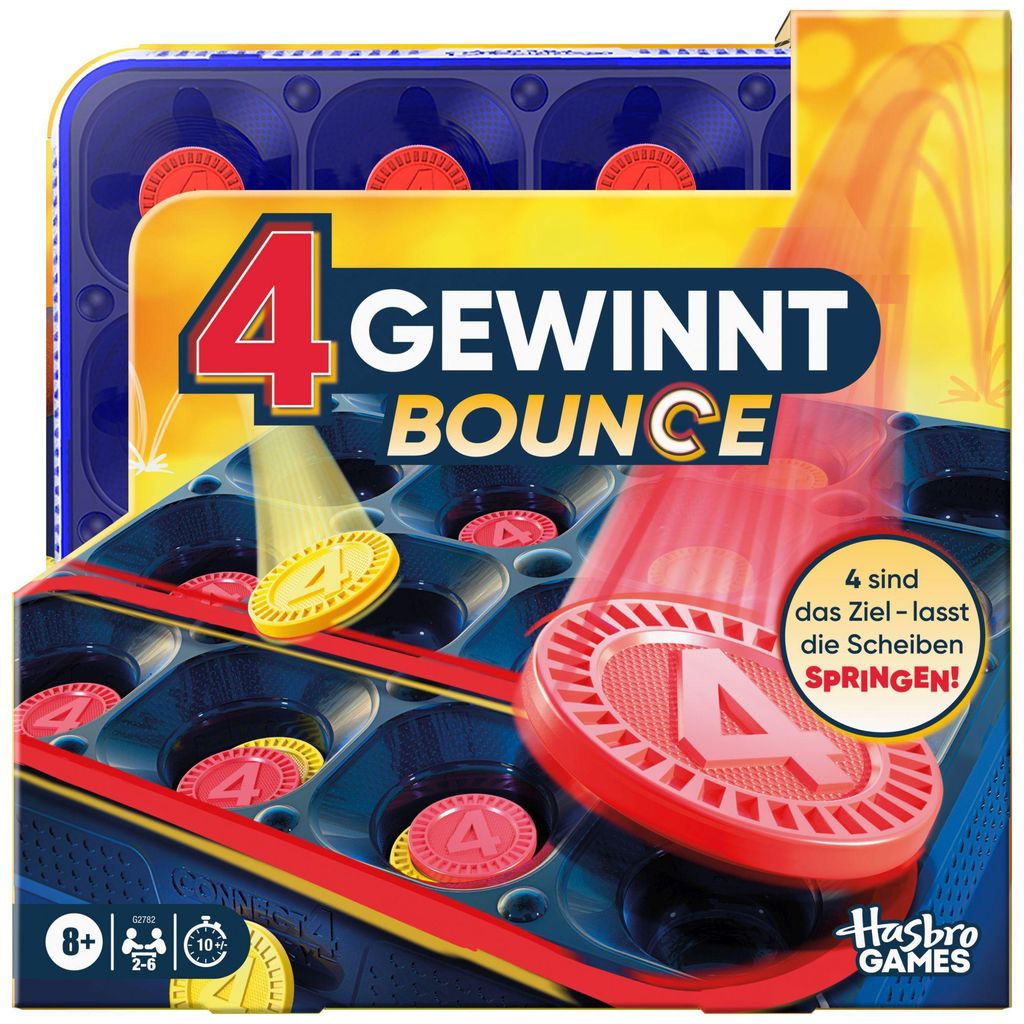 Hasbro Gaming 4 gewinnt Bounce, 8 Jahr(e), 10 min Produktbild 