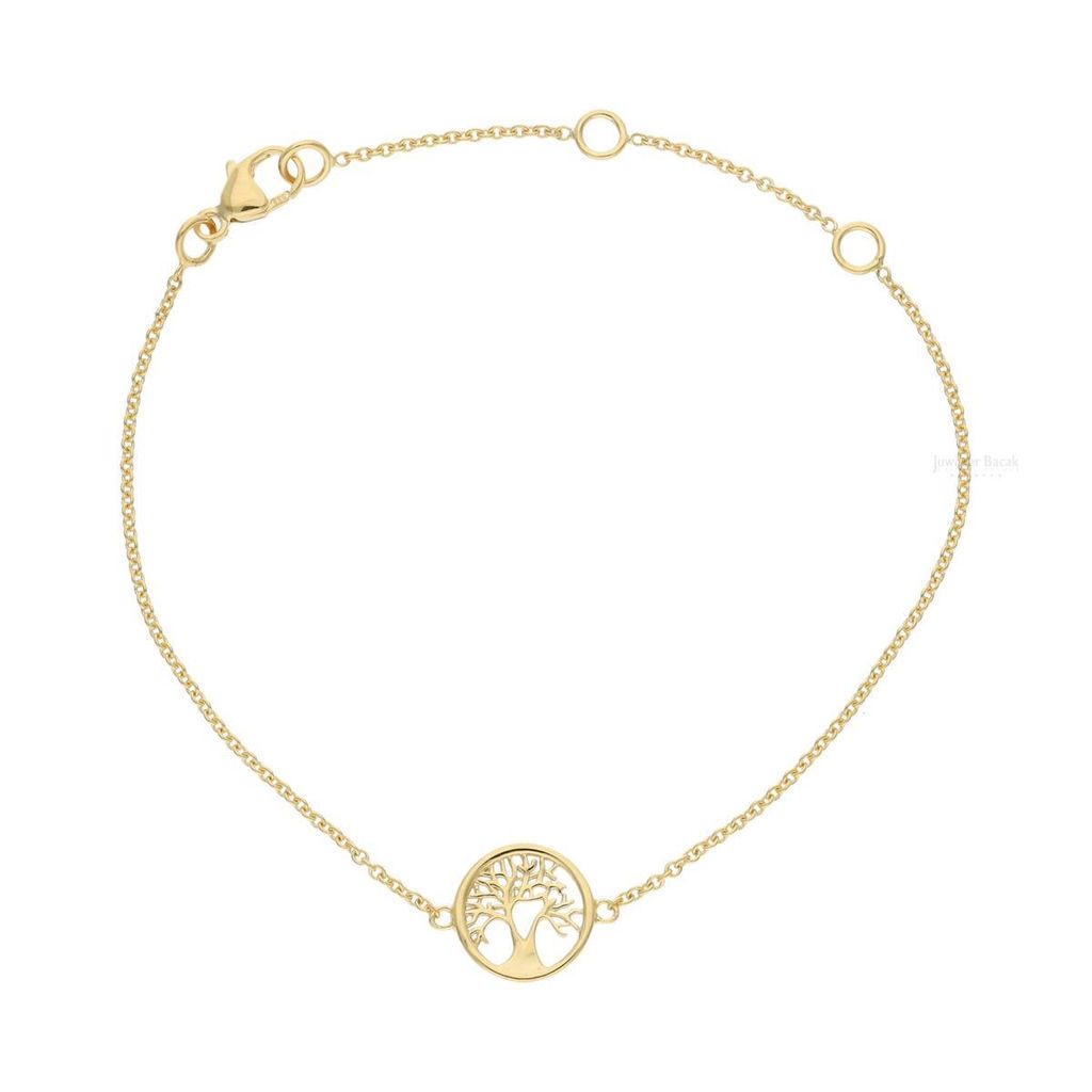 JuwelmaLux Armband 333 Gold Lebensbaum JL10-03-3366
