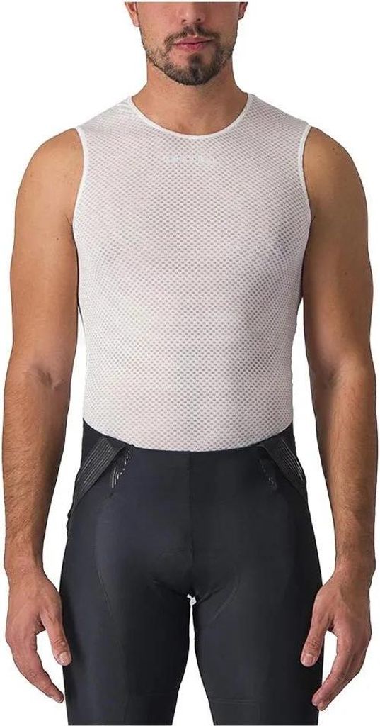 Castelli Pro Mesh 2.0 Ärmelloses Baselayer Weiß XS Herren Weiß XS