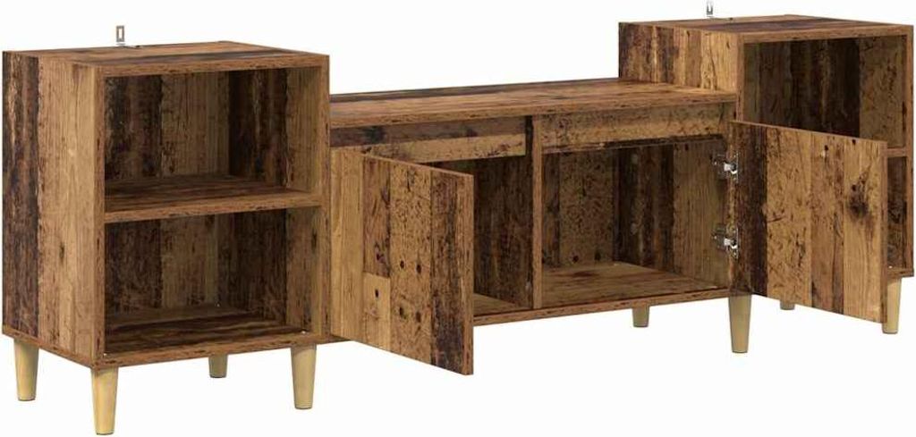 vidaXL TV-Schränk Altholz 160 x 35 x 55 cm Holzwerkstoff