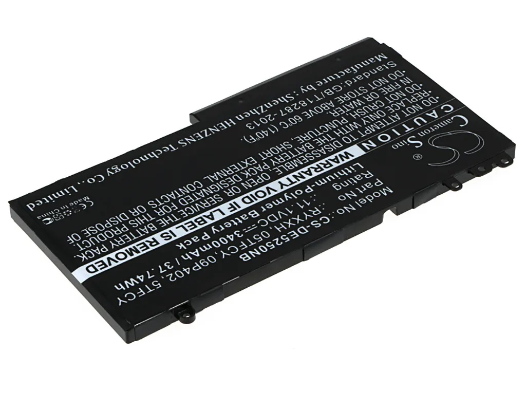 Batterie Ordinateur Portable TECHTEK pour Dell Latitude 12 E5250 P25S - 2