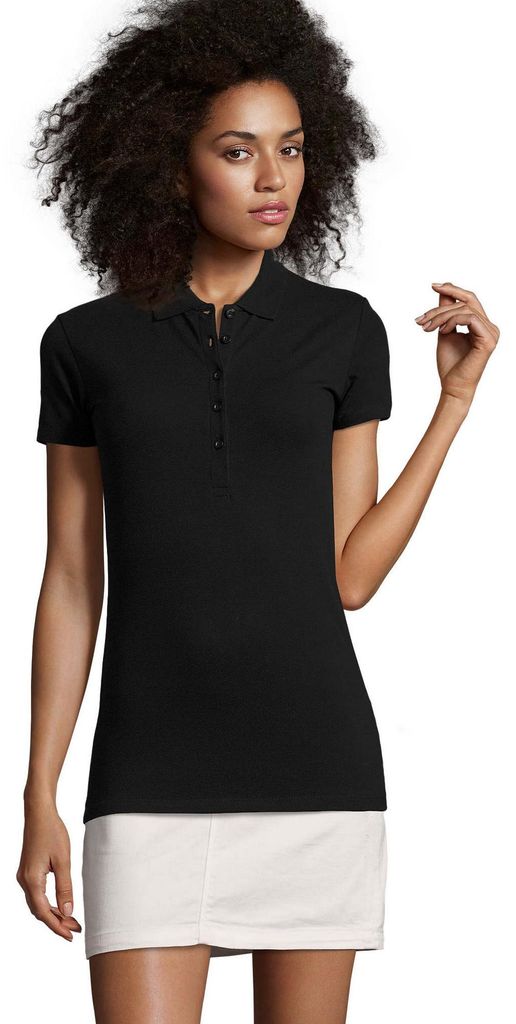 SOLS - "Phoenix" Poloshirt für Damen LT1816 (XXL) (Schwarz)