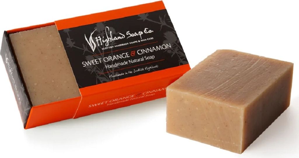 The Highland Soap Company Seife Sweet Orange & Cinnamon Produktbild 