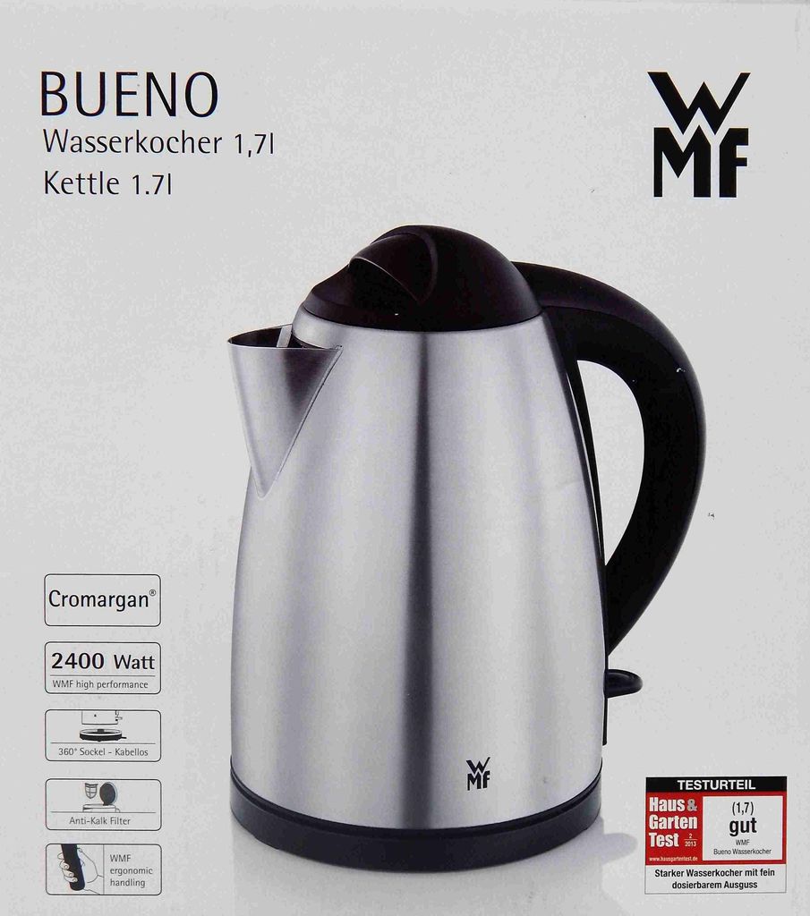 WMF BUENO Wasserkocher 1,7 Liter Wasserkocher