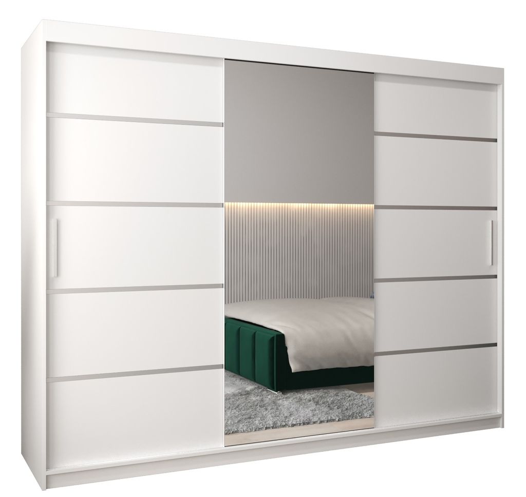 Kleiderschrank, Schiebetürenschrank Schlafzimmer, Schrank mit Spiegel  VERONA 13 1350 cm