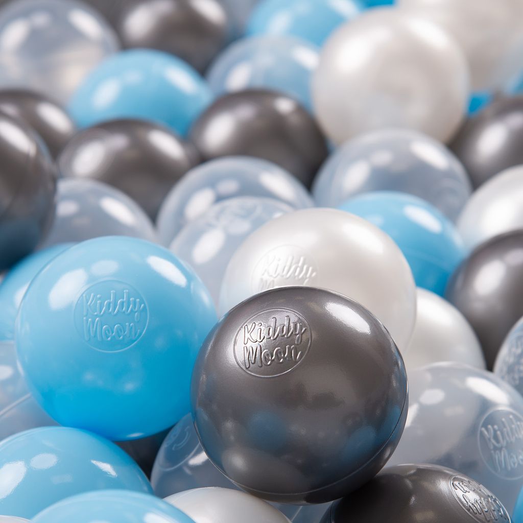 KiddyMoon Mehrfarbige Plastikbälle 100 ∅7cm Bälle Und Spielbälle Für Bällebad Für Babys Und Kinder