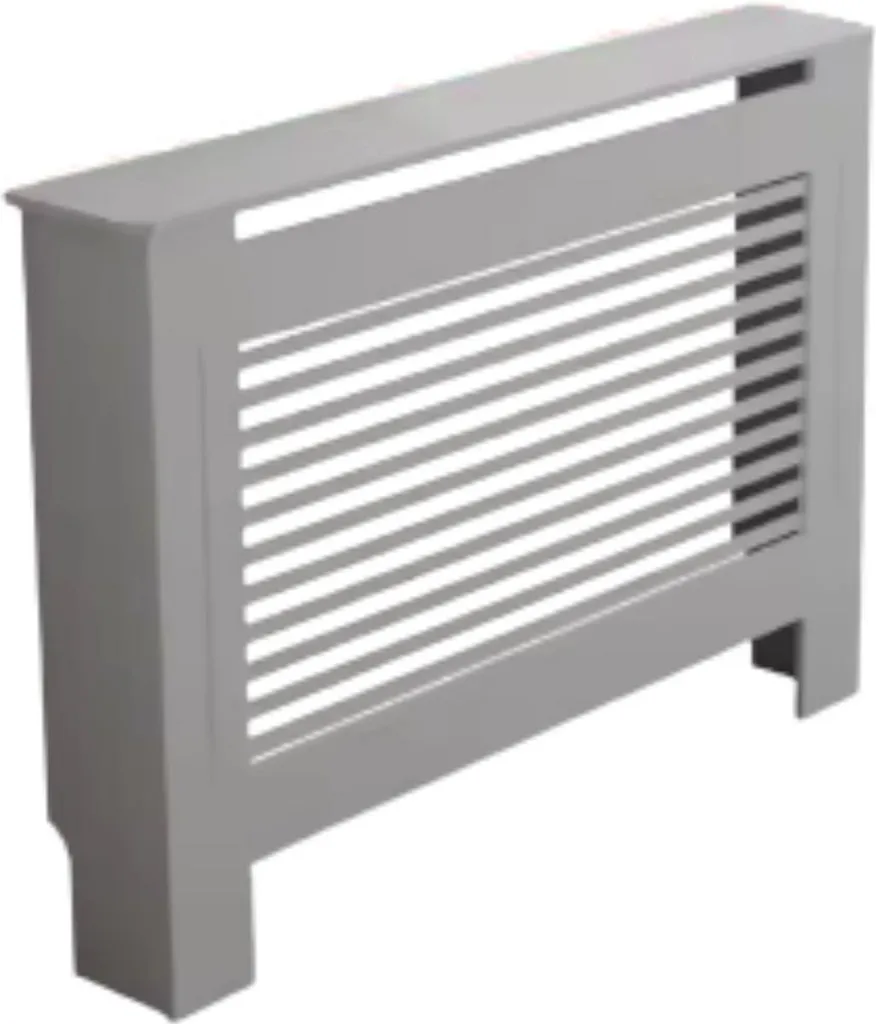 Copritermosifone Elegante Grigio 111x92cm MDF | Design Grandiose - 1