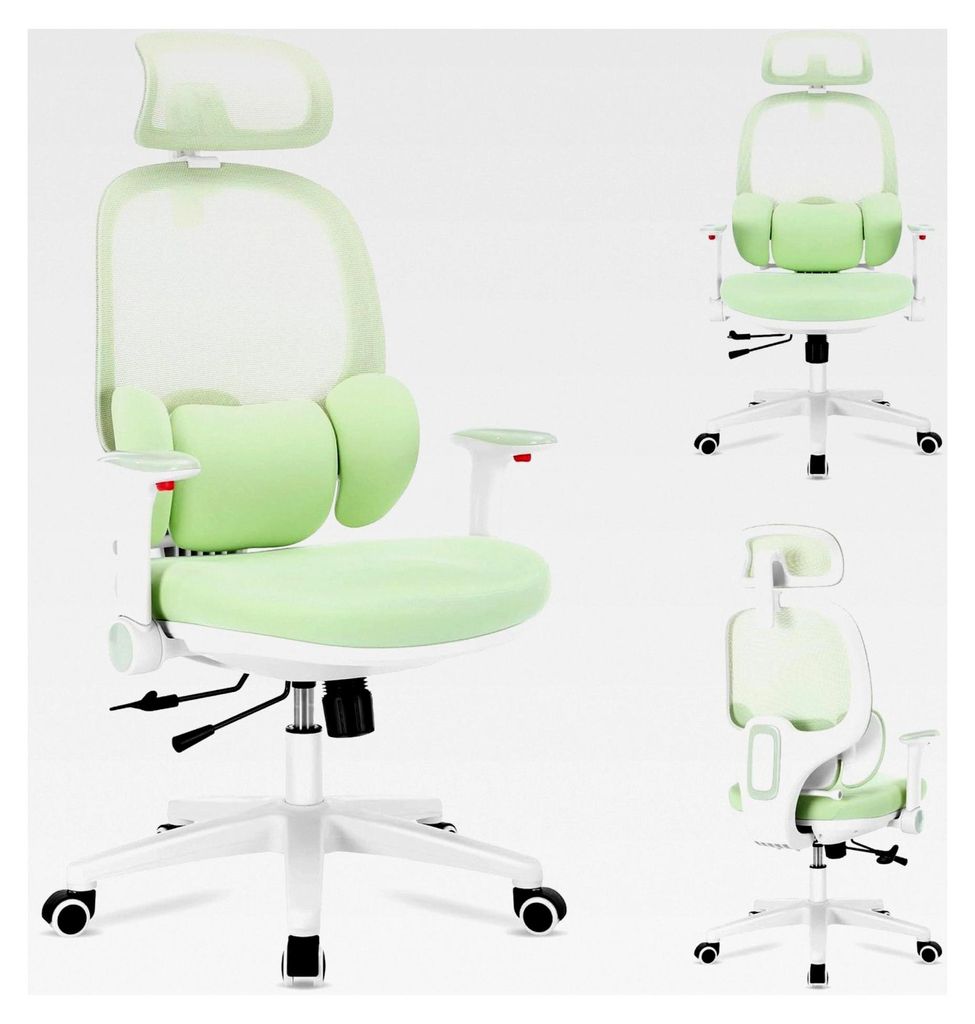 Junior 6.3, Ergonomischer Kinderstuhl für Schreibtisch, Lernstuhl mit 3D-Lendenstütze, Sitzhöhenverstellung, 2D Kopfstütze, Höhenverstellbar, ...