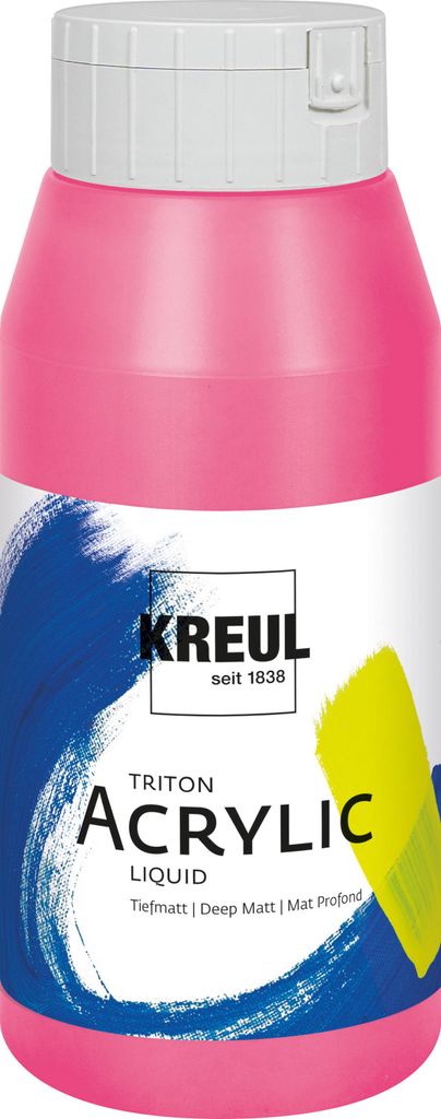 KREUL Acrylfarbe SOLO Goya TRITON neon pink 750 ml