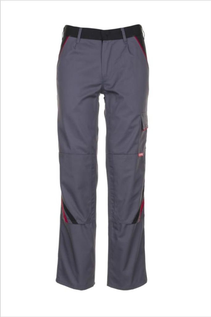 Planam Bundhose Highline Gr. 68 schiefer/schwarz/rot Produktbild 