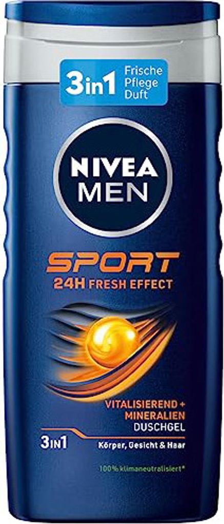 Nivea Sport for Men sprchový gel s pocitem svěžesti po 24 Obrázek produktu 
