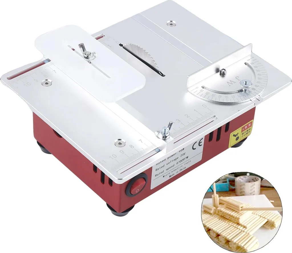 Mini Sega Circolare da Banco Professionale per Modellismo e Fai da Te