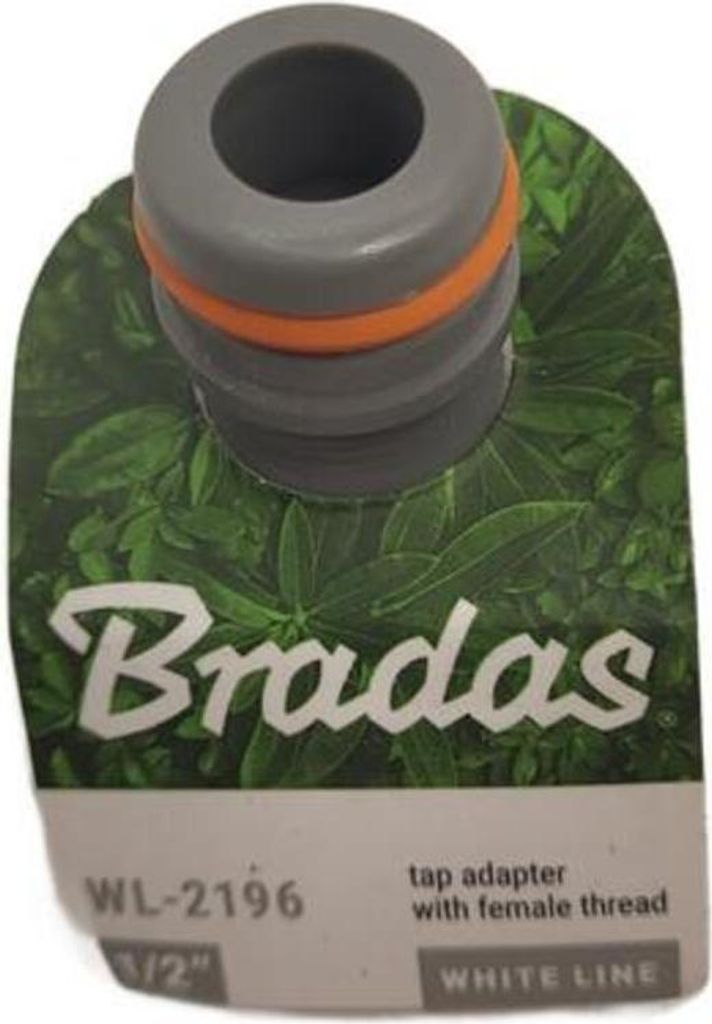 Bradas Hahnstück WHITE LINE 1/2" Innengewinde grau Produktbild 